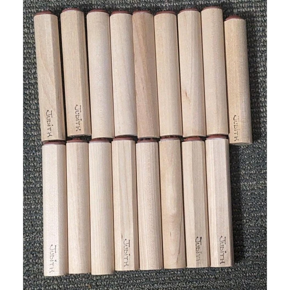 Lot Of 17 Stamps by Judith Stubbies Wood Rubber Ink Stamp Assorted - Picture 3 of 4